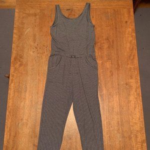 Old Navy - Casual Jumpsuit - Size L (10-12) - Black & White Stripes